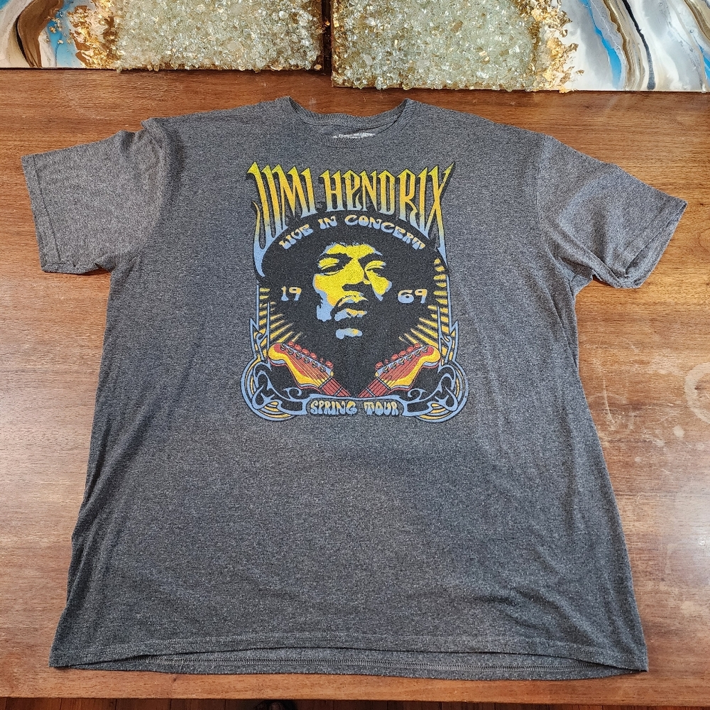 Jimi Hendrix Live In Concert 1969 Spring Tour Size 2XL Karl Ferris Collection